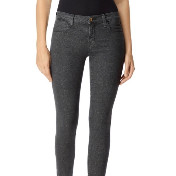 J Brand Mid-Rise Super Skinny Jeans Faded Black Size 29 NWT Designer Denim - Picture 5 of 8
